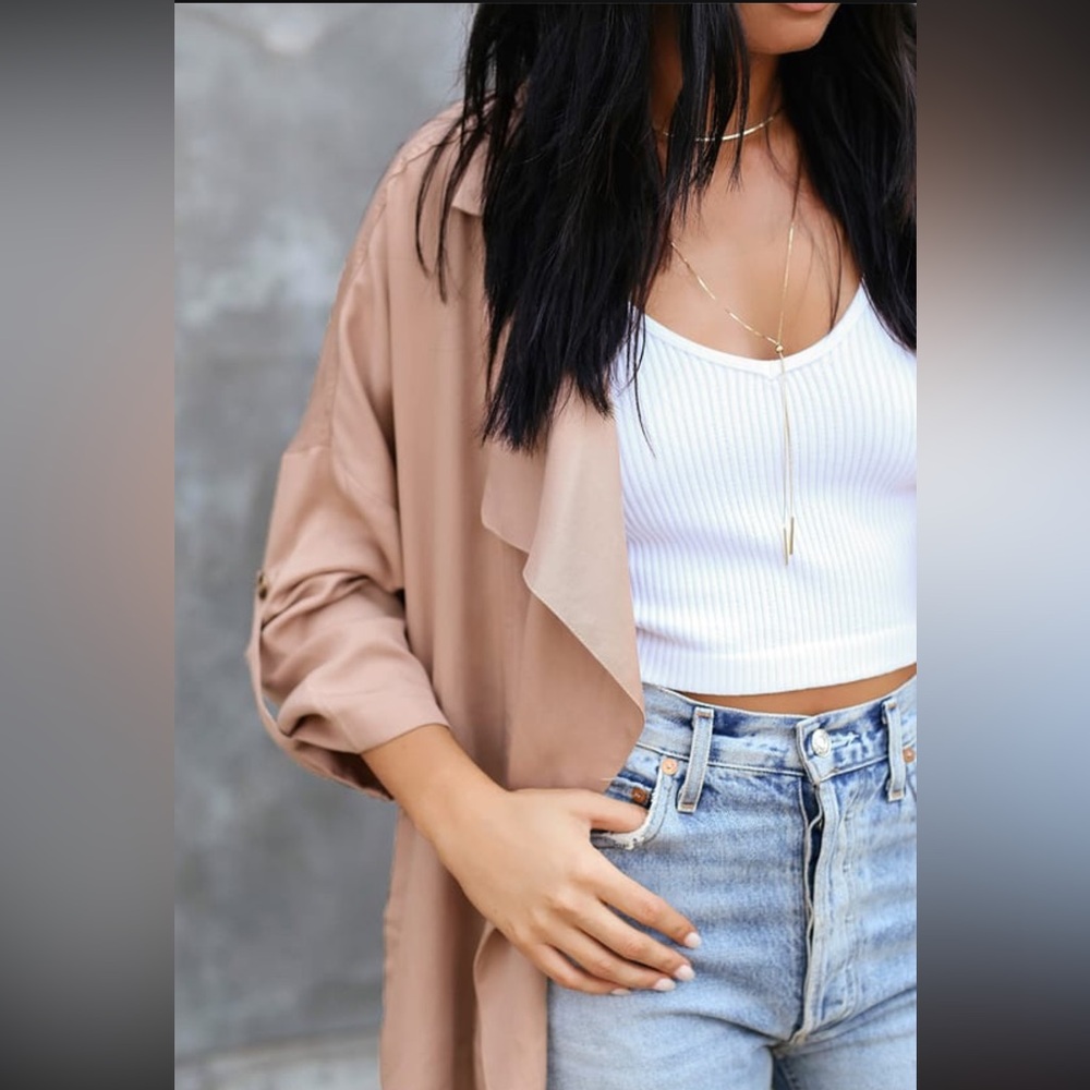 Blush Pink Shacket